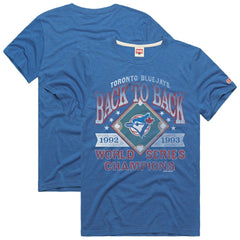 Toronto Blue Jays Homage Hyper Local Refresh Tri-Blend T-Shirt Royal