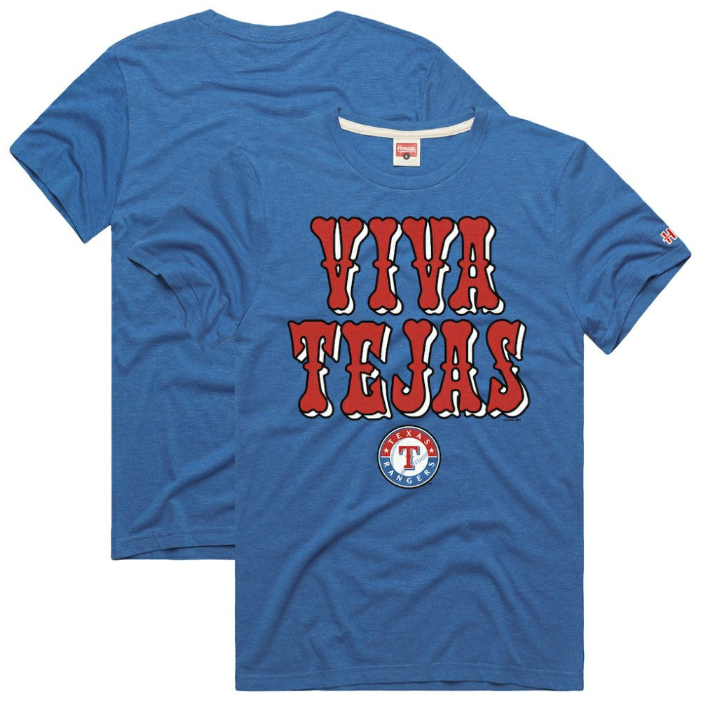 Texas Rangers Homage Hyper Local Refresh T-Shirt Royal