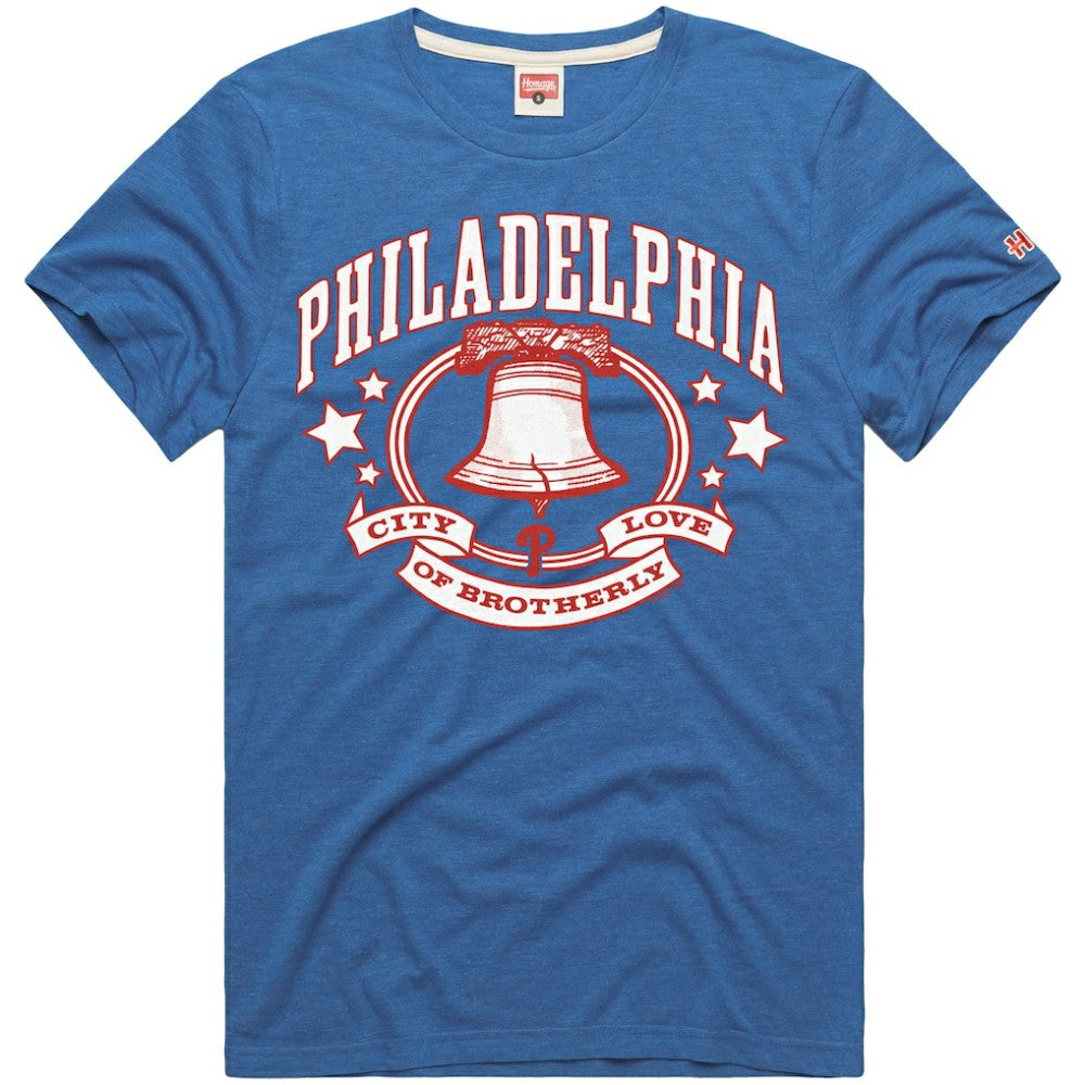 Philadelphia Phillies Homage Hyper Local Refresh T-Shirt Royal