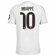 Kylian Mbappé Real Madrid 2025/26 Home Replica Player Jersey - White outlet