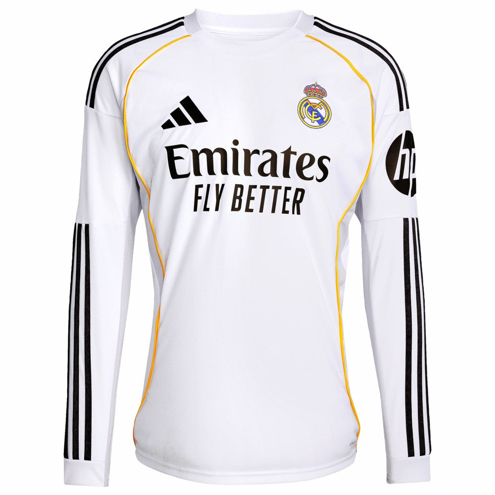 Kylian Mbappé Real Madrid 2025/26 Home Replica Player Jersey - White outlet