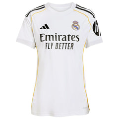 Kylian Mbappé Real Madrid Women's 2025/26 Home Replica Player Jersey - White for sale