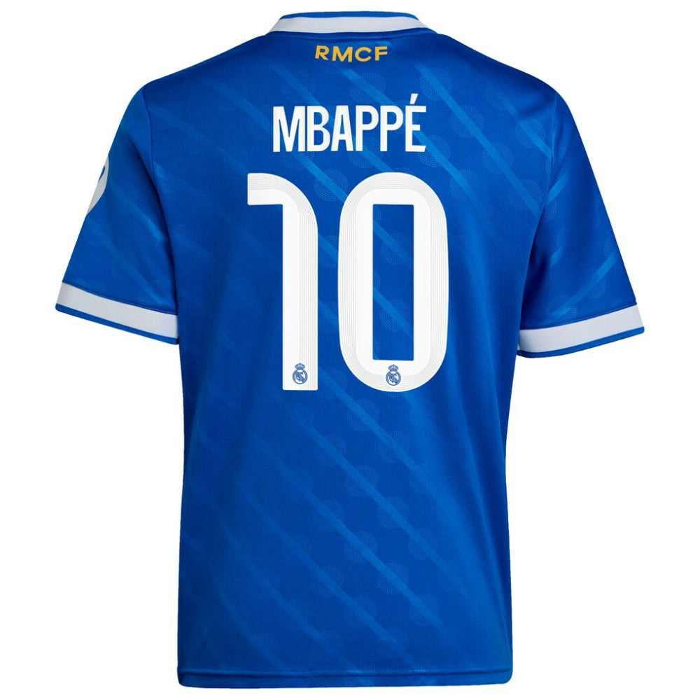 Kylian Mbappé Real Madrid Youth 2025/26 Third Replica Player Jersey - Blue outlet