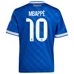 Kylian Mbappé Real Madrid Youth 2025/26 Third Replica Player Jersey - Blue outlet