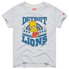 Detroit Lions Homage x The Simpsons Youth Tri-Blend T-Shirt - White sale