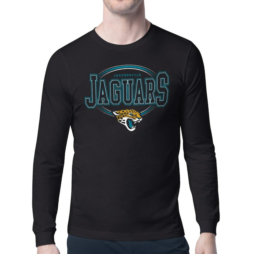 Jacksonville Jaguars Starter Team Track Graphic Long Sleeve T-Shirt - Black online
