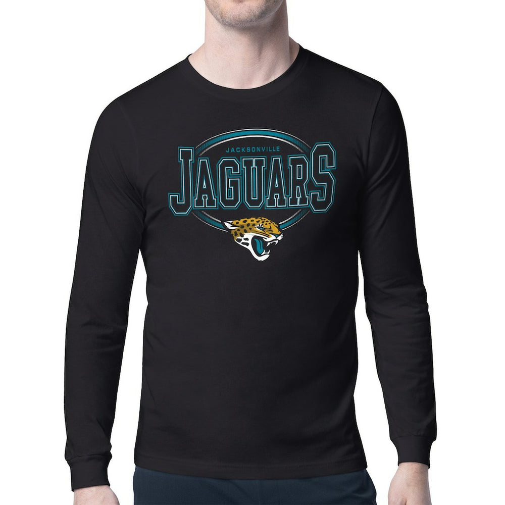 Jacksonville Jaguars Starter Team Track Graphic Long Sleeve T-Shirt - Black online