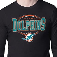 Miami Dolphins Starter Team Track Graphic Long Sleeve T-Shirt - Black sale