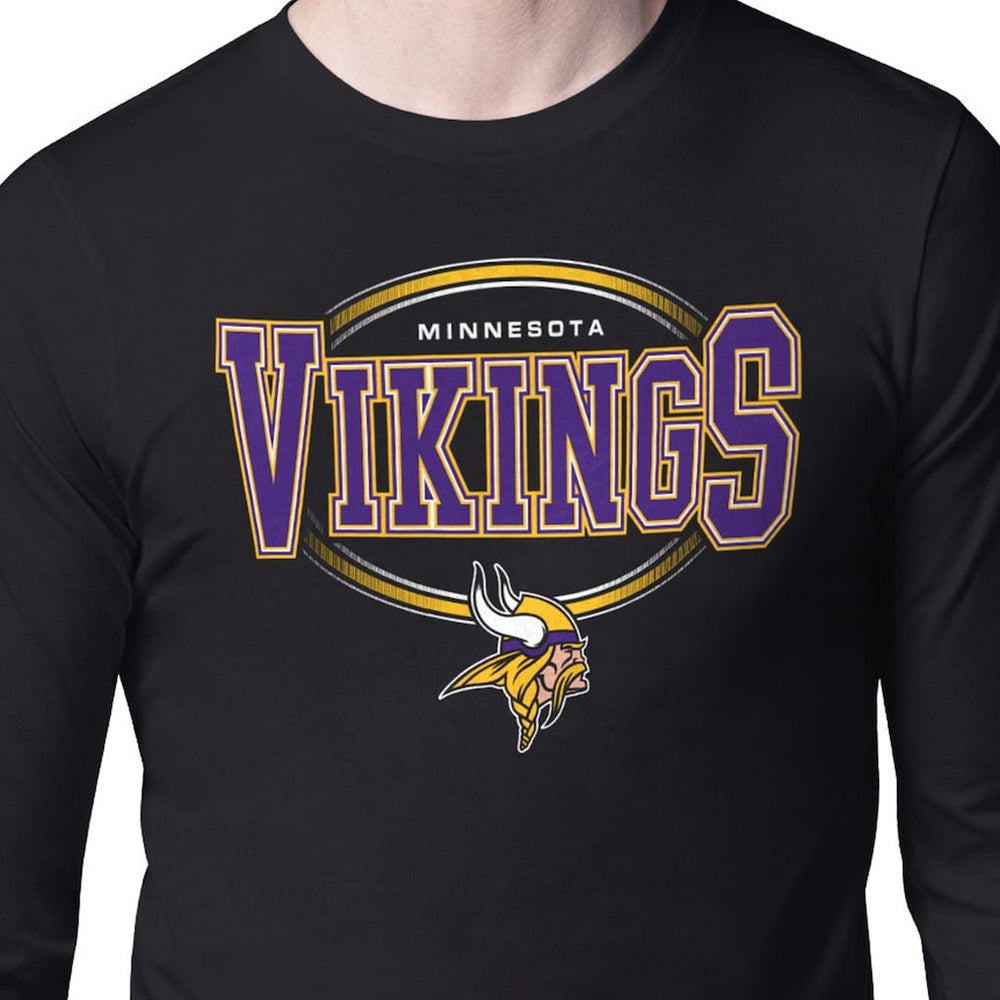 Minnesota Vikings Starter Team Track Graphic Long Sleeve T-Shirt - Black online