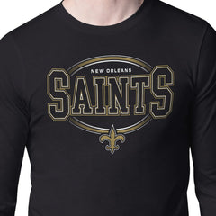 New Orleans Saints Starter Team Track Graphic Long Sleeve T-Shirt - Black online