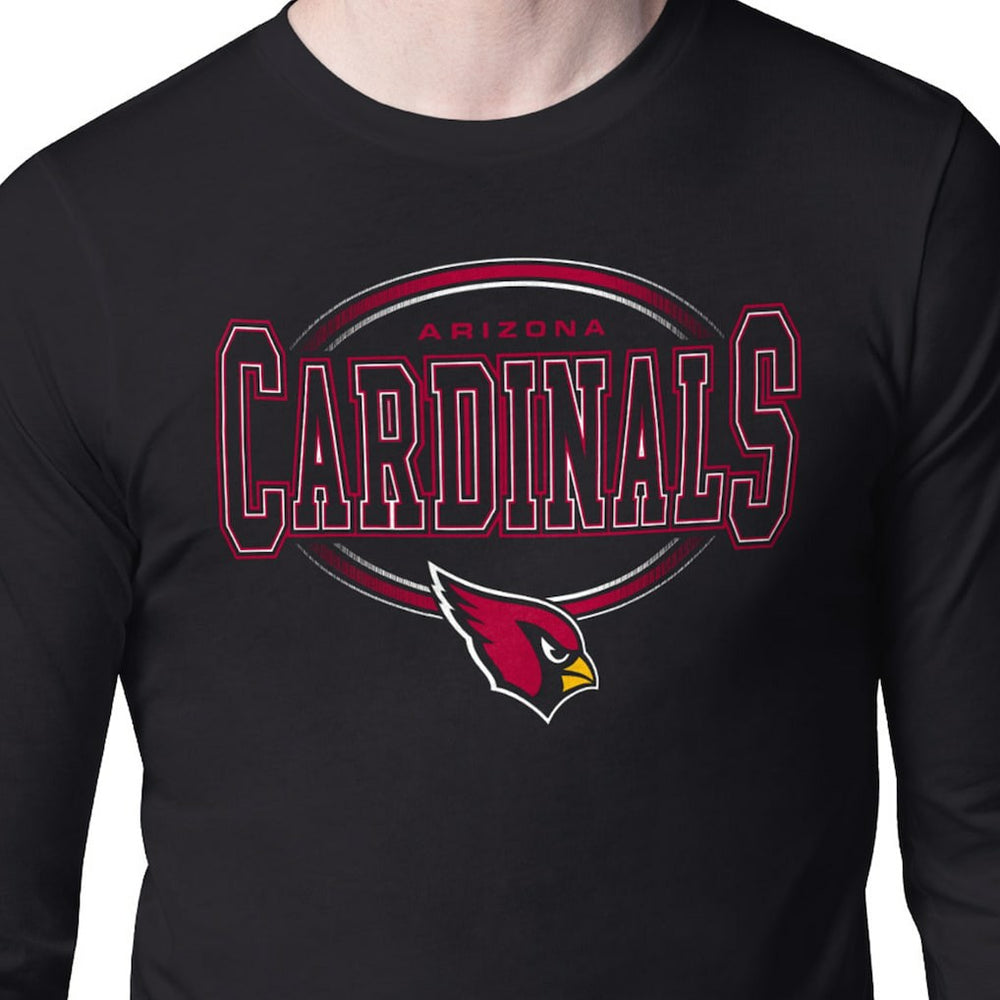 Arizona Cardinals Starter Team Track Graphic Long Sleeve T-Shirt - Black discount