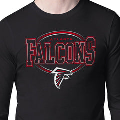 Atlanta Falcons Starter Team Track Graphic Long Sleeve T-Shirt - Black outlet