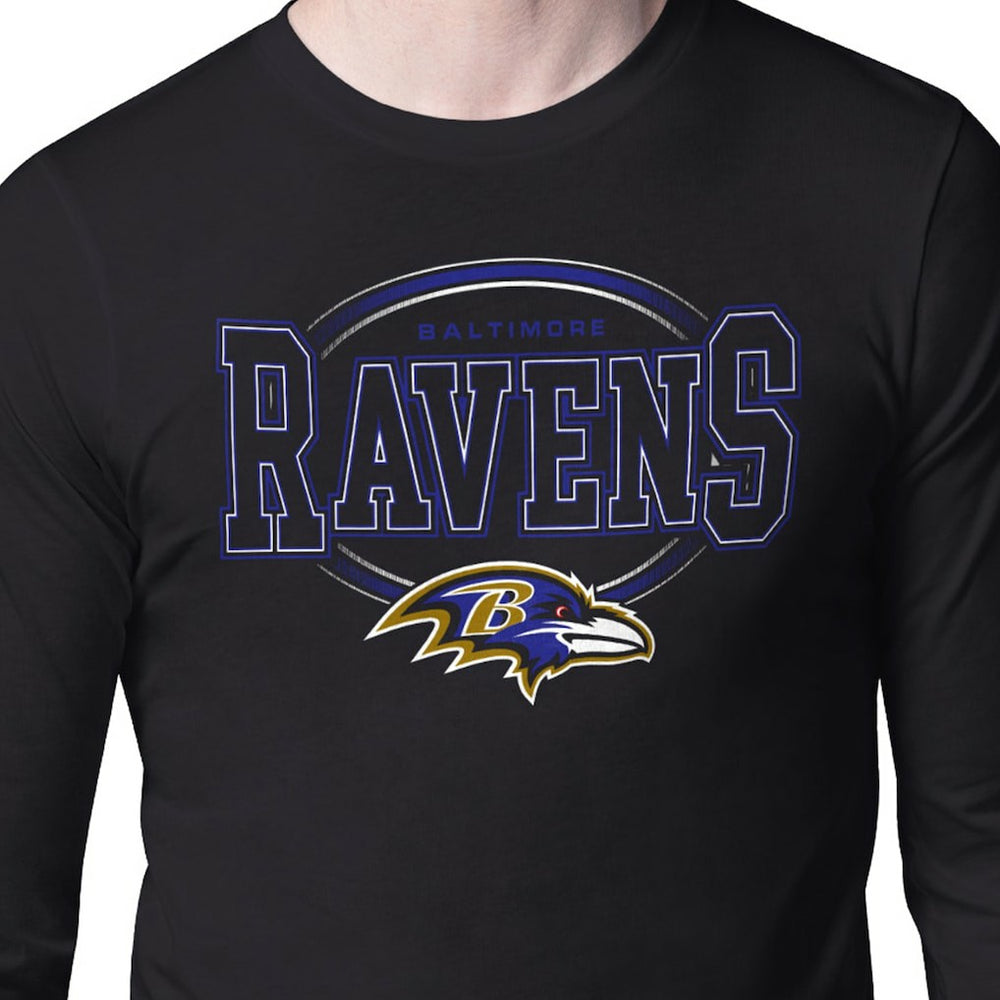 Baltimore Ravens Starter Team Track Graphic Long Sleeve T-Shirt - Black sale