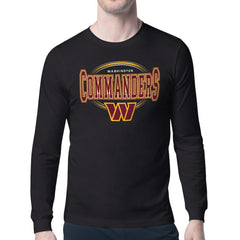 Washington Commanders Starter Team Track Graphic Long Sleeve T-Shirt - Black discount