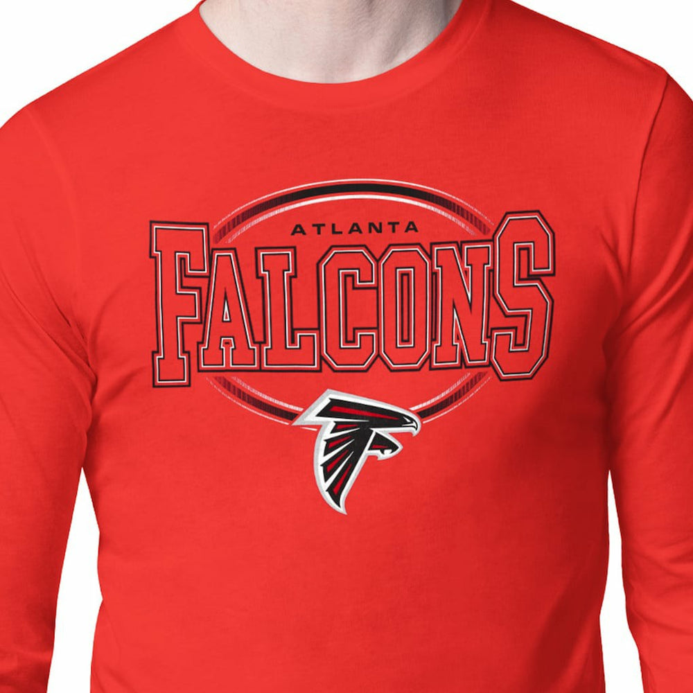 Atlanta Falcons Starter Team Track Graphic Long Sleeve T-Shirt - Red sale