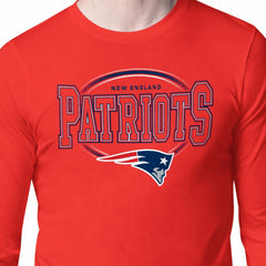 New England Patriots Starter Team Track Graphic Long Sleeve T-Shirt - Red on sale