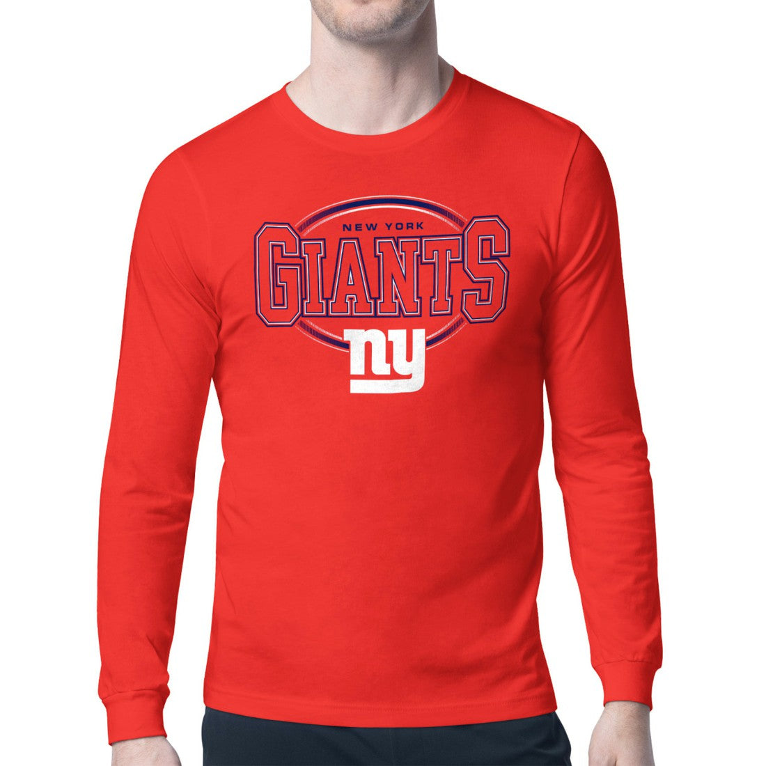 New York Giants Starter Team Track Graphic Long Sleeve T-Shirt - Red discount