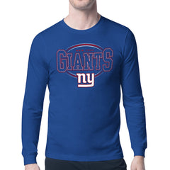 New York Giants Starter Team Track Graphic Long Sleeve T-Shirt - Royal online