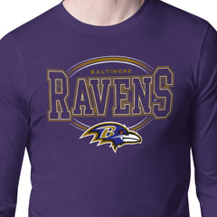 Baltimore Ravens Starter Team Track Graphic Long Sleeve T-Shirt - Purple cheap