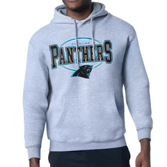 Carolina Panthers Starter Team Track Graphic Pullover Hoodie - Heather Gray online
