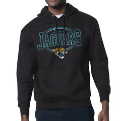 Jacksonville Jaguars Starter Team Track Graphic Pullover Hoodie - Black on sale