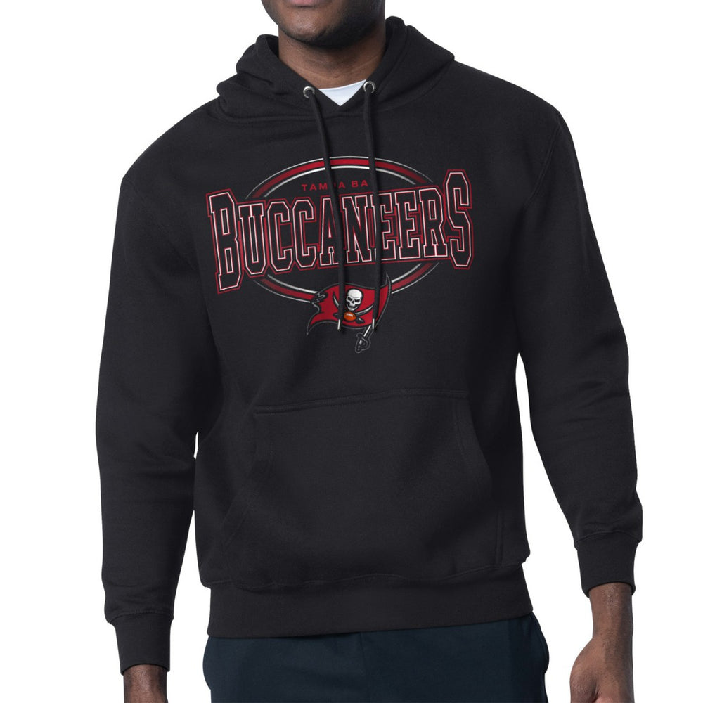 Tampa Bay Buccaneers Starter Team Track Graphic Pullover Hoodie - Black discount