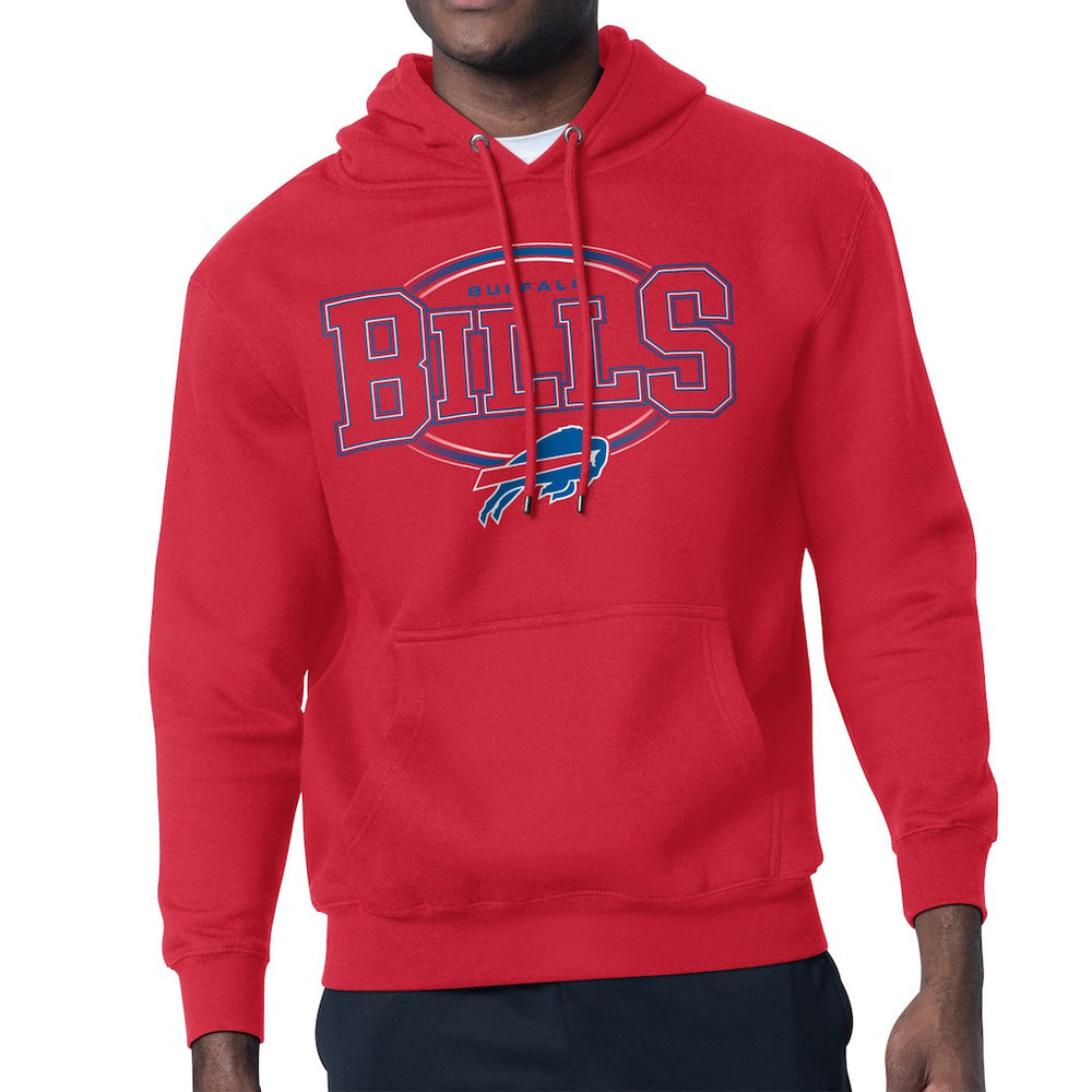 Buffalo Bills Starter Team Track Graphic Pullover Hoodie - Red for sale