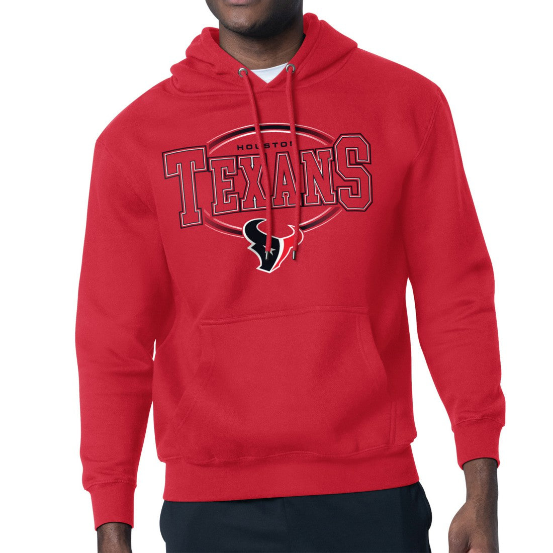 Houston Texans Starter Team Track Graphic Pullover Hoodie - Red discount