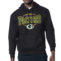 Green Bay Packers Starter Team Track Graphic Pullover Hoodie - Black outlet