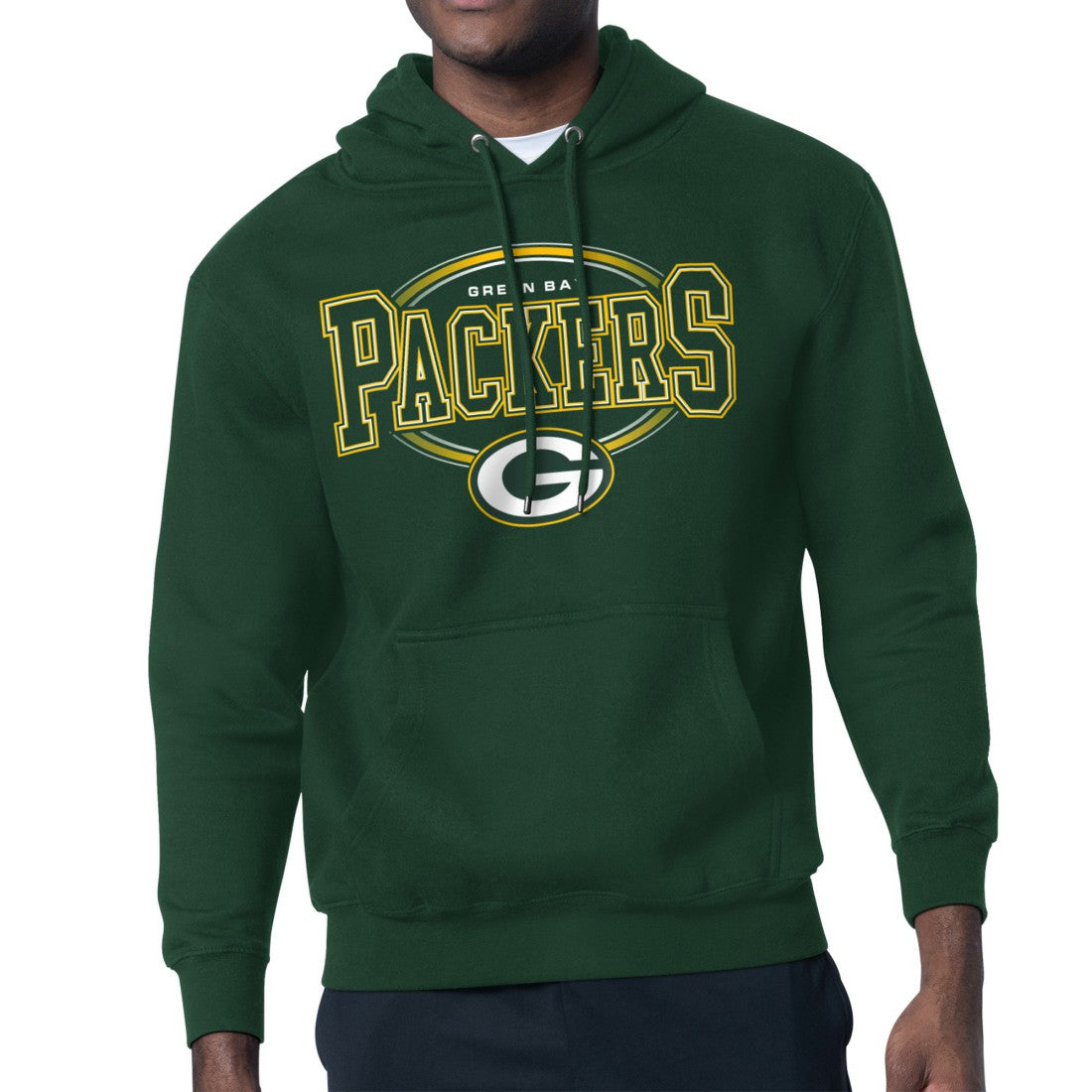 Green Bay Packers Starter Team Track Graphic Pullover Hoodie - Green outlet