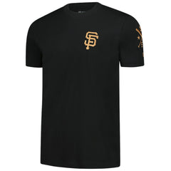 San Francisco Giants Bronze Logo with Cross Bats Established T-Shirt Black