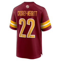 Jacory Croskey-Merritt Washington Commanders Team Game Jersey - Burgundy for sale