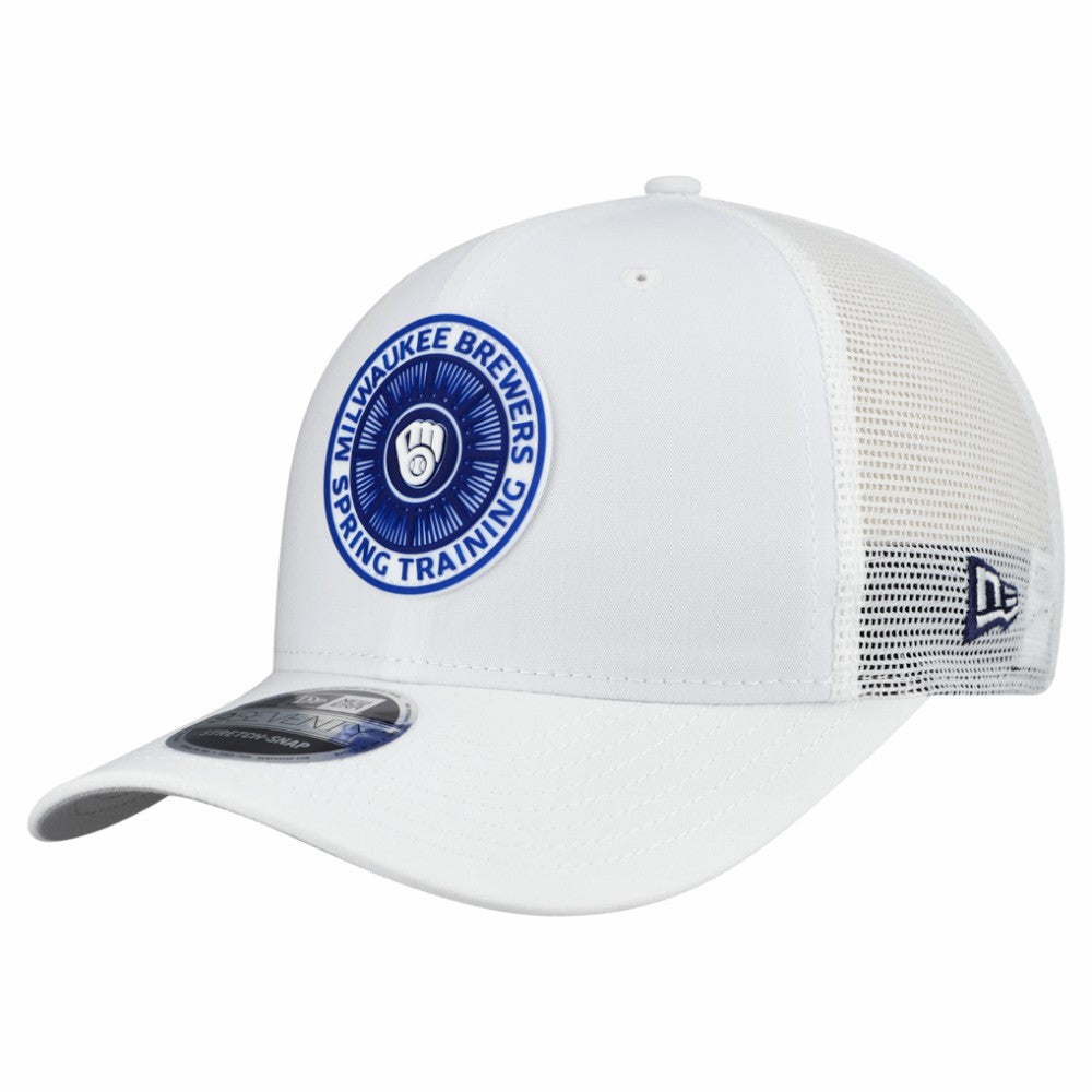 Milwaukee Brewers 2026 Spring Training Fan Pack 9SEVENTY Adjustable Trucker Hat White