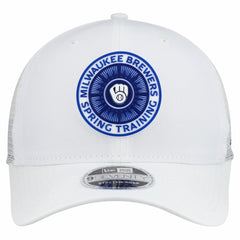 Milwaukee Brewers 2026 Spring Training Fan Pack 9SEVENTY Adjustable Trucker Hat White
