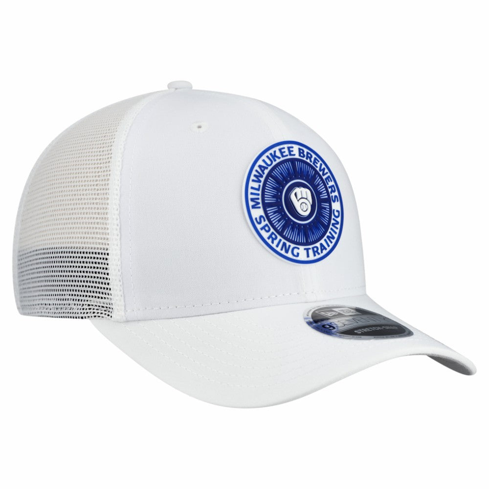 Milwaukee Brewers 2026 Spring Training Fan Pack 9SEVENTY Adjustable Trucker Hat White