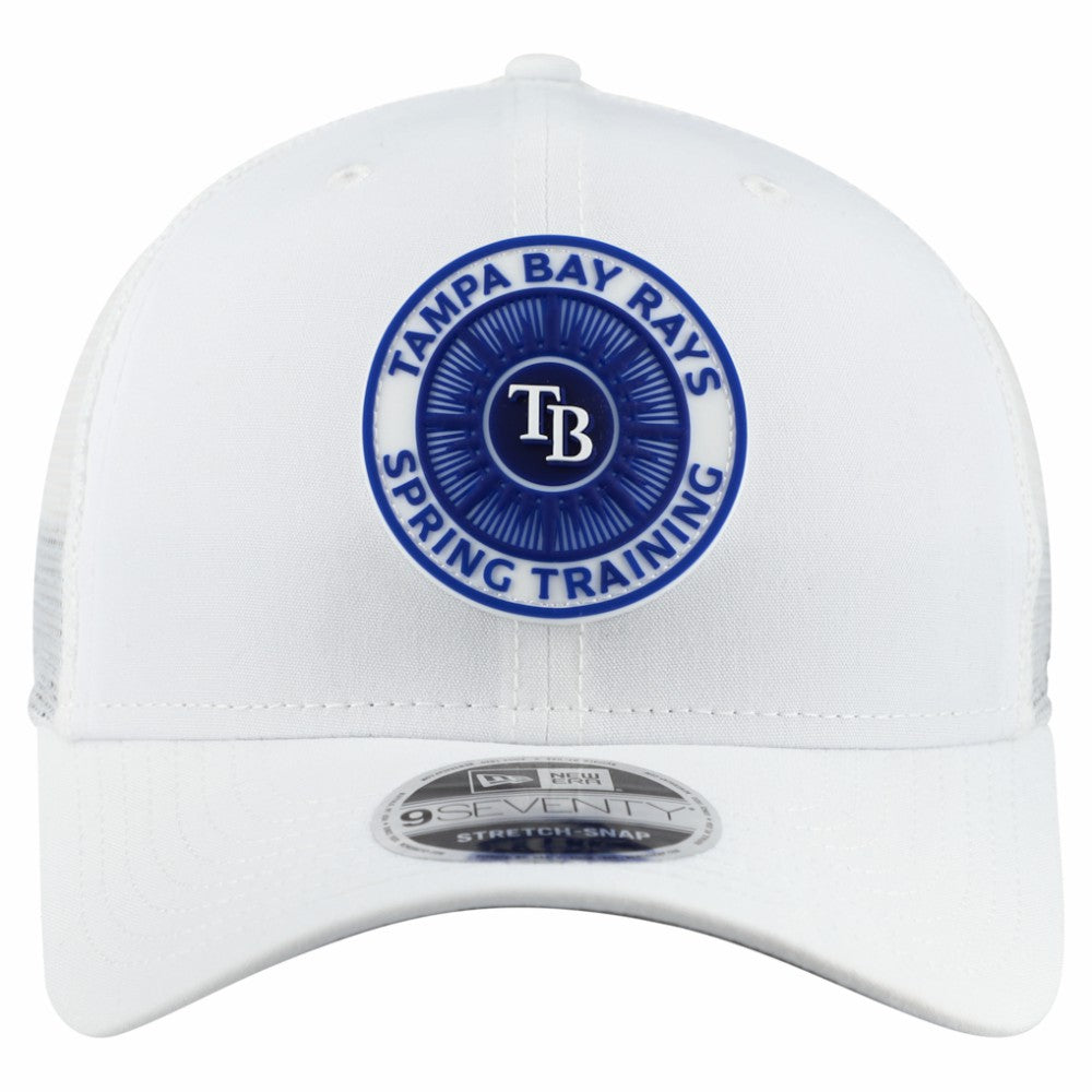 Tampa Bay Rays 2026 Spring Training Fan Pack 9SEVENTY Adjustable Trucker Hat White