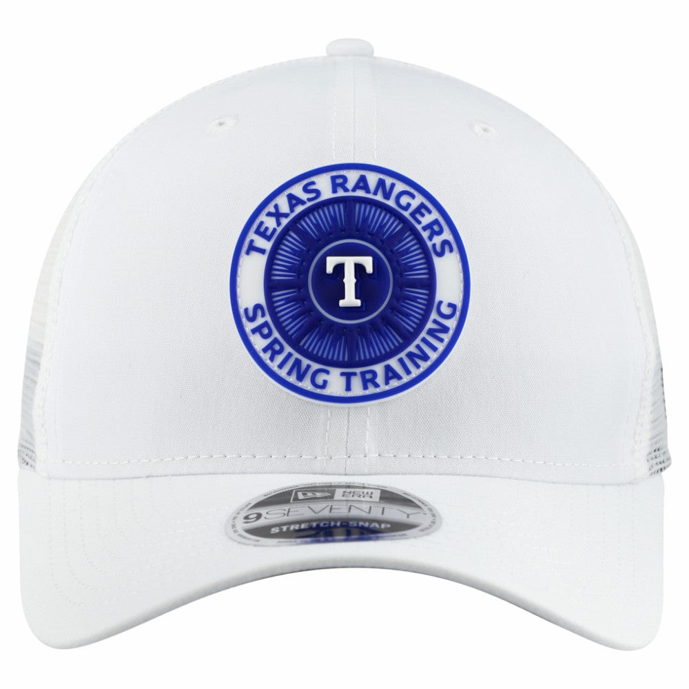 Texas Rangers 2026 Spring Training Fan Pack 9SEVENTY Adjustable Trucker Hat White