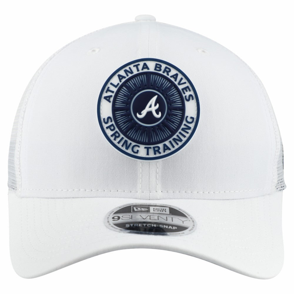 Atlanta Braves 2026 Spring Training Fan Pack 9SEVENTY Adjustable Trucker Hat White