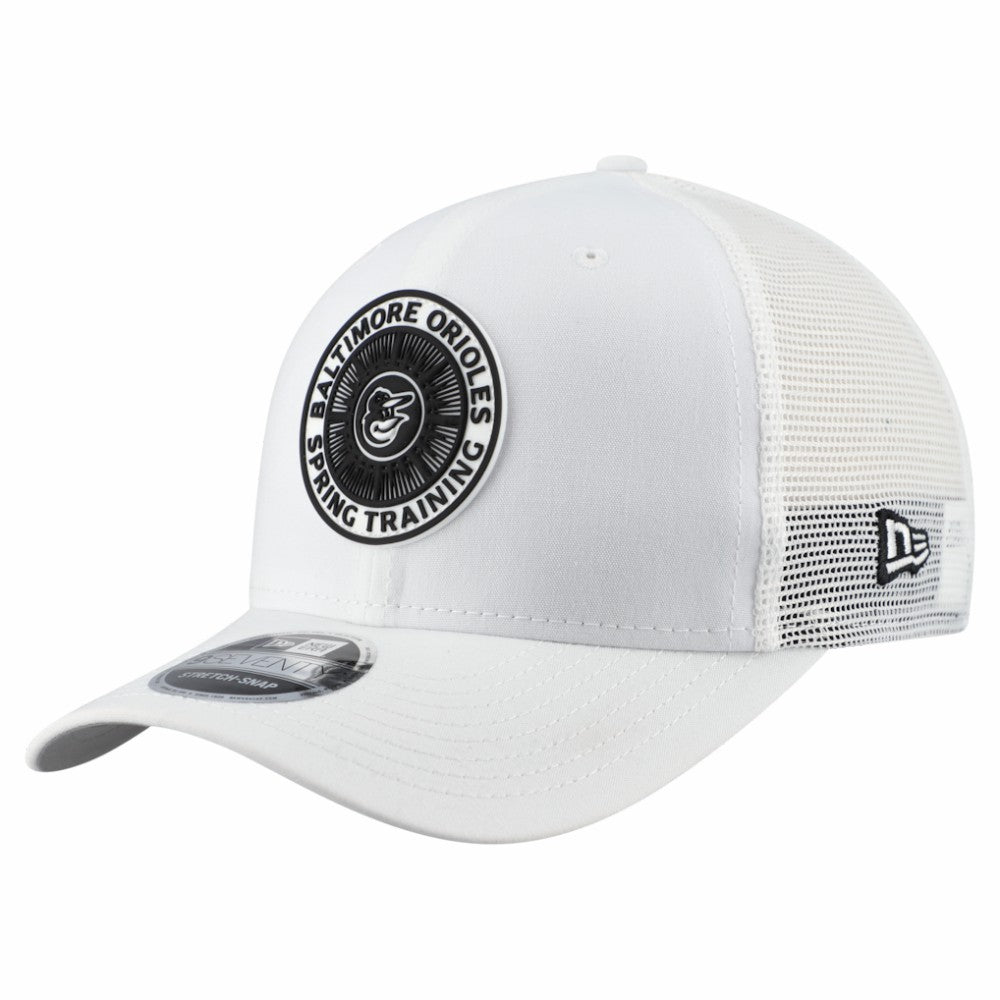 Baltimore Orioles 2026 Spring Training Fan Pack 9SEVENTY Adjustable Trucker Hat White