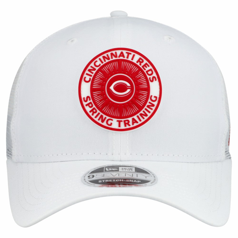Cincinnati Reds 2026 Spring Training Fan Pack 9SEVENTY Adjustable Trucker Hat White