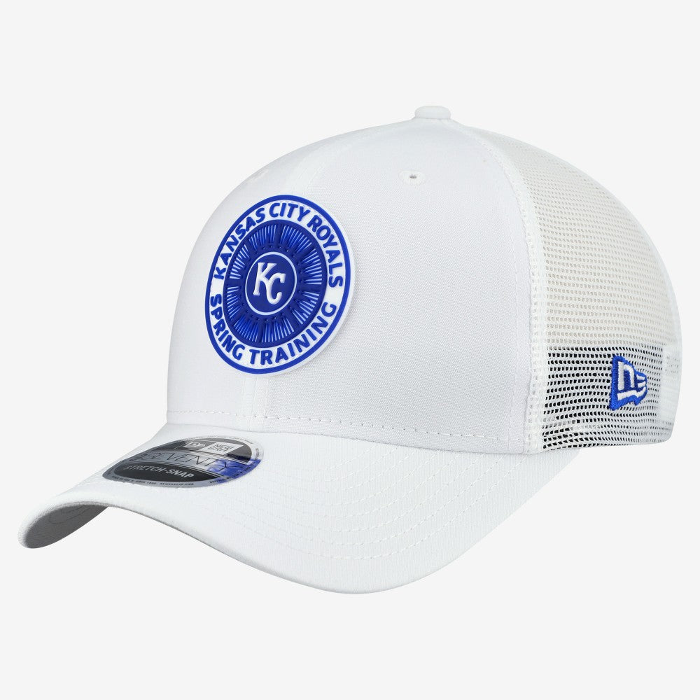 Kansas City Royals 2026 Spring Training Fan Pack 9SEVENTY Adjustable Trucker Hat White