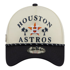 Houston Astros 2026 Spring Training Fan Pack Rope A-Frame 9FORTY Adjustable Hat Cream