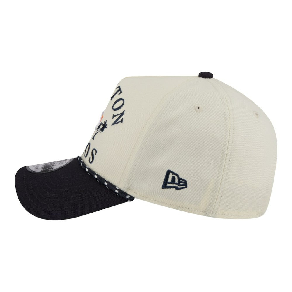 Houston Astros 2026 Spring Training Fan Pack Rope A-Frame 9FORTY Adjustable Hat Cream