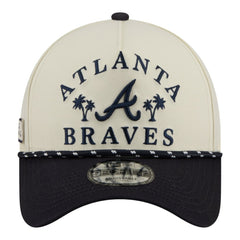 Atlanta Braves 2026 Spring Training Fan Pack Rope A-Frame 9FORTY Adjustable Hat Cream