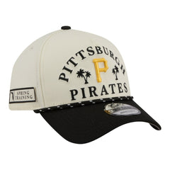 Pittsburgh Pirates 2026 Spring Training Fan Pack Rope A-Frame 9FORTY Adjustable Hat Cream