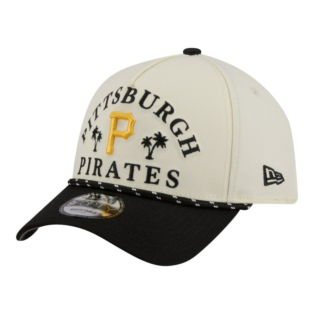 Pittsburgh Pirates 2026 Spring Training Fan Pack Rope A-Frame 9FORTY Adjustable Hat Cream