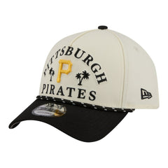 Pittsburgh Pirates 2026 Spring Training Fan Pack Rope A-Frame 9FORTY Adjustable Hat Cream