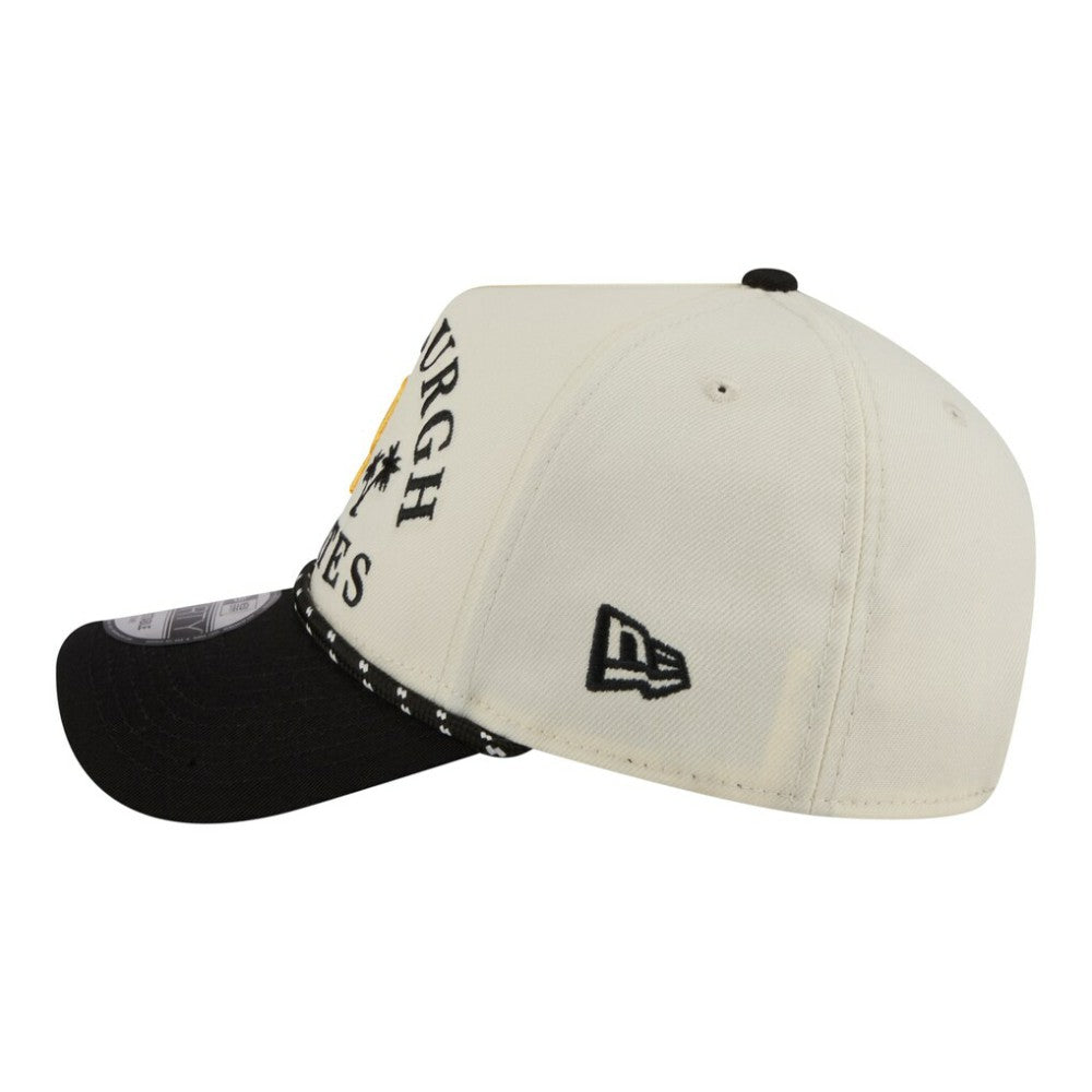Pittsburgh Pirates 2026 Spring Training Fan Pack Rope A-Frame 9FORTY Adjustable Hat Cream