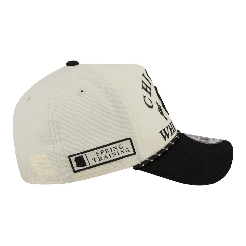 Chicago White Sox 2026 Spring Training Fan Pack Rope A-Frame 9FORTY Adjustable Hat Cream