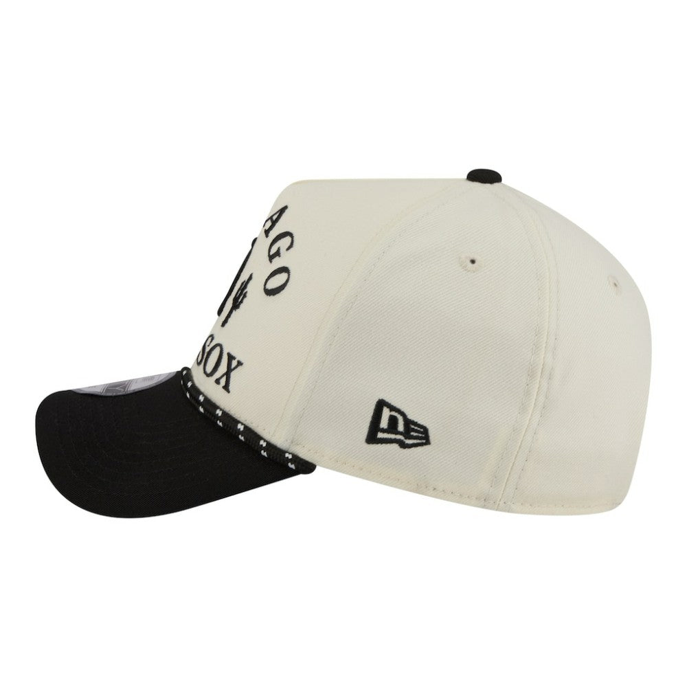 Chicago White Sox 2026 Spring Training Fan Pack Rope A-Frame 9FORTY Adjustable Hat Cream